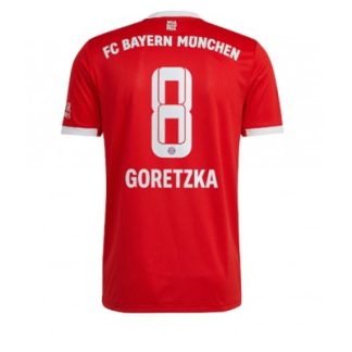 Kupiti Moški Nogometni dresi Bayern Munich Domači 2022-23 Kratek Rokav Leon GORETZKA 8