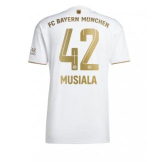 Moški Nogometna dresi Bayern Munich Gostujoči 2022-23 Kratek rokav Jamal Musiala 42