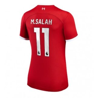 Mohamed Salah #11 Ženski Nogometni dresi Liverpool Domači 2023-24 Kratek Rokav