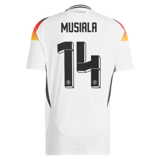 Poceni Moški Nogometni dresi Euro 2024 DFB Nemčija Domači Jamal Musiala 14