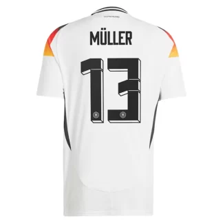 Poceni Moški Nogometni dresi Euro 2024 DFB Nemčija Domači Thomas Muller 13