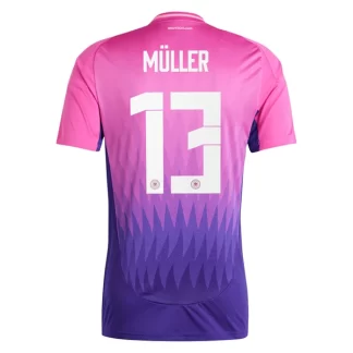 Poceni Moški Nogometni dresi Nemčija Gostujoči Euro 2024 Thomas Muller 13