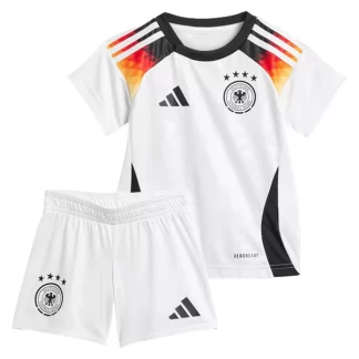 Poceni Otroški Nogometni dresi Euro 2024 DFB Nemčija Domači Kratek Rokav