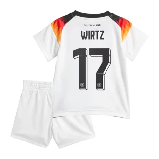 Poceni Otroški Nogometni dresi Euro 2024 DFB Nemčija Domači tisk Florian Wirtz 17