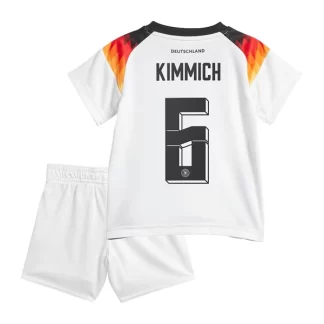 Poceni Otroški Nogometni dresi Euro 2024 DFB Nemčija Domači tisk Joshua Kimmich 6