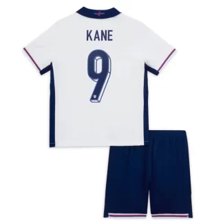 Poceni Otroški Nogometni dresi komplet Euro 2024 Anglija Domači Harry Kane 9
