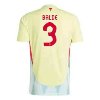 Prodajo Moški Nogometni dresi Euro 2024 Španija Gostujoči tisk Alejandro Balde 3