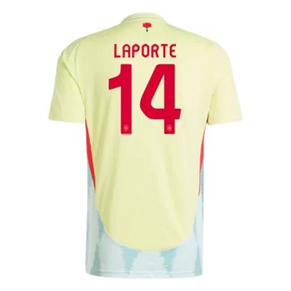 Prodajo Moški Nogometni dresi Euro 2024 Španija Gostujoči tisk Aymeric Laporte 14