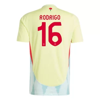Prodajo Moški Nogometni dresi Euro 2024 Španija Gostujoči tisk Rodri Hernandez 16