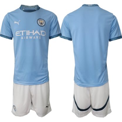 Vroča Prodaja Moški Nogometni dresi Kompleti Manchester City Domači 2024-2025