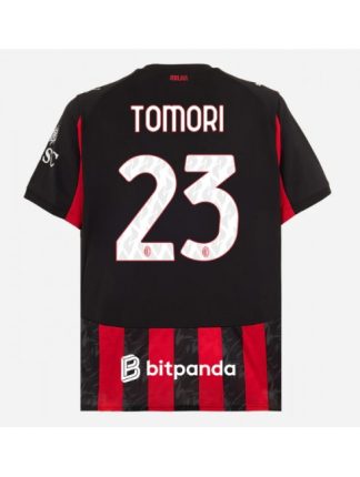 Moški Nogometna dresi replika AC Milan Fikayo Tomori #23 Domači 2025-26 Kratek rokav