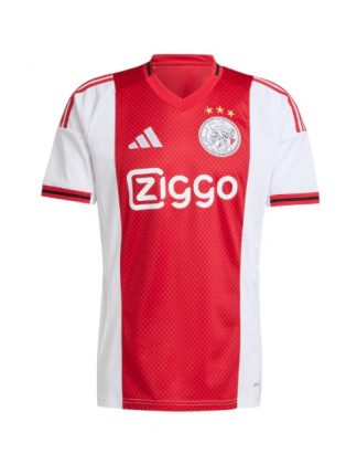Moški Nogometna dresi replika Ajax Domači 2025-26 Kratek rokav