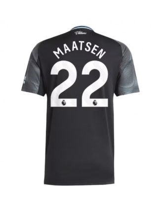 Moški Nogometna dresi replika Aston Villa Ian Maatsen #22 Gostujoči 2025-26 Kratek rokav