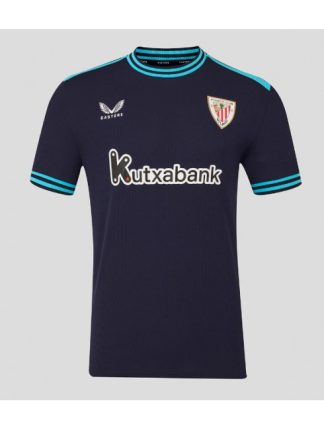 Moški Nogometna dresi replika Athletic Bilbao Gostujoči 2025-26 Kratek rokav