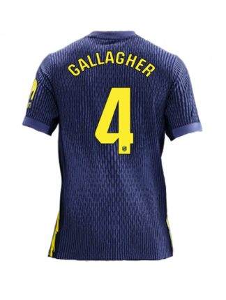 Moški Nogometna dresi replika Atletico Madrid Conor Gallagher #4 Gostujoči 2025-26 Kratek rokav