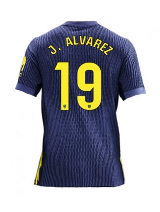 Moški Nogometna dresi replika Atletico Madrid Julian Alvarez #19 Gostujoči 2025-26 Kratek rokav