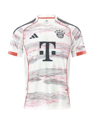 Moški Nogometna dresi replika Bayern Munich Gostujoči 2025-26 Kratek rokav
