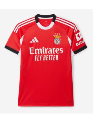 Moški Nogometna dresi replika Benfica Domači 2025-26 Kratek rokav