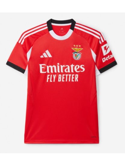 Moški Nogometna dresi replika Benfica Domači 2025-26 Kratek rokav
