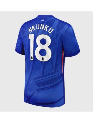 Moški Nogometna dresi replika Chelsea Christopher Nkunku #18 Domači 2025-26 Kratek rokav