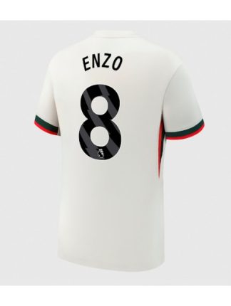 Moški Nogometna dresi replika Chelsea Enzo Fernandez #8 Gostujoči 2025-26 Kratek rokav