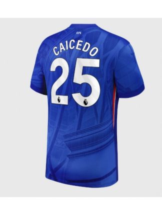 Moški Nogometna dresi replika Chelsea Moises Caicedo #25 Domači 2025-26 Kratek rokav