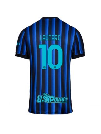 Moški Nogometna dresi replika Inter Milan Lautaro Martinez #10 Domači 2025-26 Kratek rokav