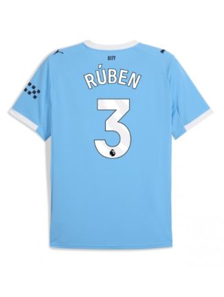 Moški Nogometna dresi replika Manchester City Ruben Dias #3 Domači 2025-26 Kratek rokav