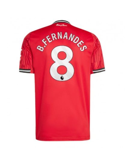 Moški Nogometna dresi replika Manchester United Bruno Fernandes #8 Domači 2025-26 Kratek rokav