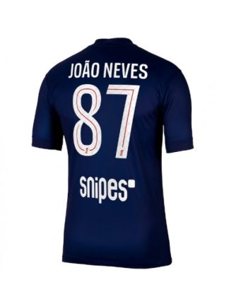 Moški Nogometna dresi replika Paris Saint-Germain Joao Neves #87 Domači 2025-26 Kratek rokav