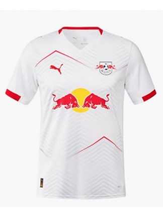 Moški Nogometna dresi replika RB Leipzig Domači 2025-26 Kratek rokav