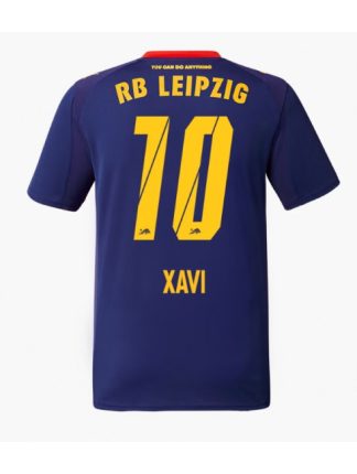 Moški Nogometna dresi replika RB Leipzig Xavi Simons #10 Gostujoči 2025-26 Kratek rokav