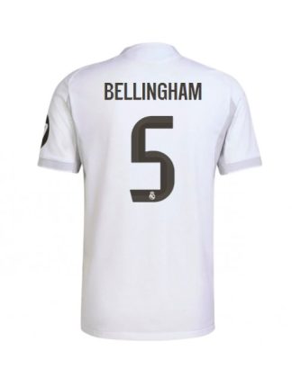 Moški Nogometna dresi replika Real Madrid Jude Bellingham #5 Domači 2025-26 Kratek rokav