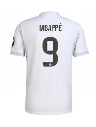 Moški Nogometna dresi replika Real Madrid Kylian Mbappe #9 Domači 2025-26 Kratek rokav