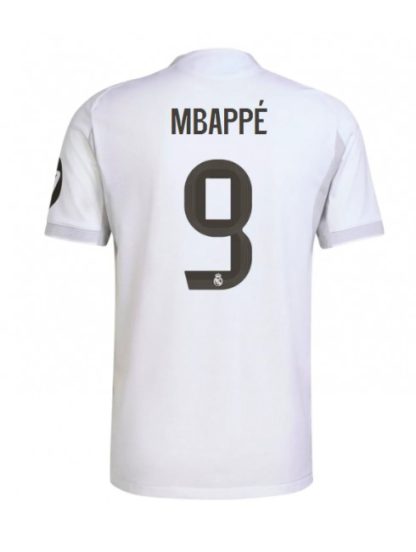 Moški Nogometna dresi replika Real Madrid Kylian Mbappe #9 Domači 2025-26 Kratek rokav