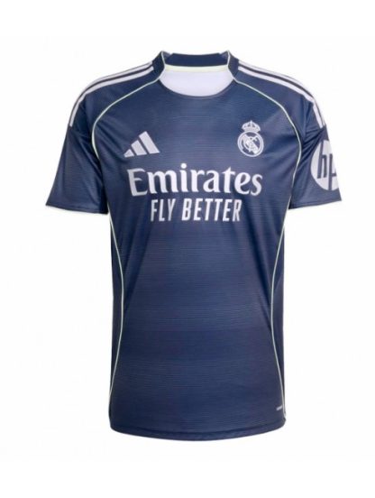Moški Nogometna dresi replika Real Madrid Kylian Mbappe #9 Gostujoči 2025-26 Kratek rokav