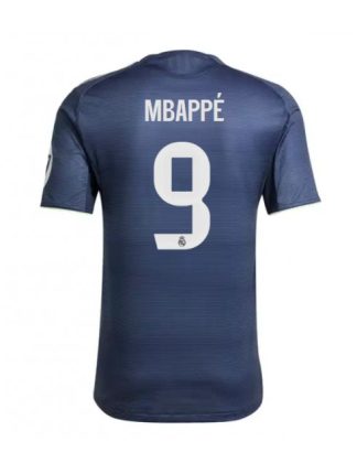 Moški Nogometna dresi replika Real Madrid Kylian Mbappe #9 Gostujoči 2025-26 Kratek rokav