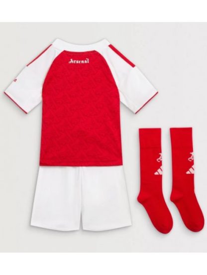 Otroški Nogometna dresi replika Arsenal Domači 2025-26 Kratek rokav (+ hlače)