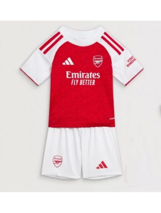 Otroški Nogometna dresi replika Arsenal Domači 2025-26 Kratek rokav (+ hlače)