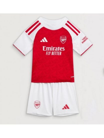 Otroški Nogometna dresi replika Arsenal Domači 2025-26 Kratek rokav (+ hlače)