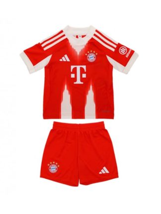 Otroški Nogometna dresi replika Bayern Munich Domači 2025-26 Kratek rokav (+ hlače)