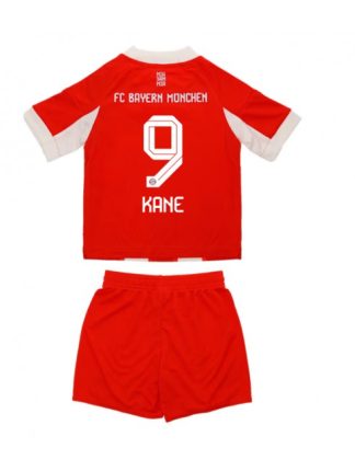 Otroški Nogometna dresi replika Bayern Munich Harry Kane #9 Domači 2025-26 Kratek rokav (+ hlače)