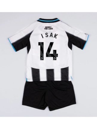 Otroški Nogometna dresi replika Newcastle United Alexander Isak #14 Domači 2025-26 Kratek rokav (+ hlače)