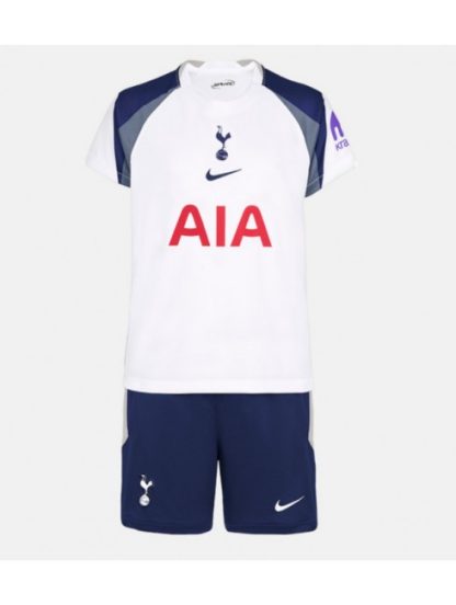 Otroški Nogometna dresi replika Tottenham Hotspur Cristian Romero #17 Domači 2025-26 Kratek rokav (+ hlače)