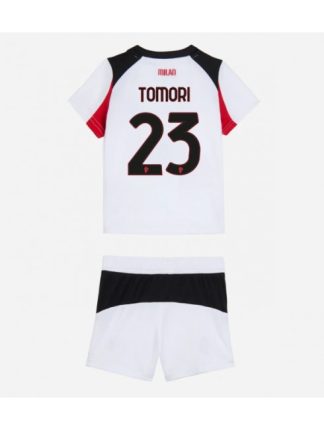 Otroški Nogometna dresi kompleti poceni AC Milan Fikayo Tomori #23 Gostujoči 2025-26