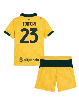 Otroški Nogometna dresi kompleti poceni AC Milan Fikayo Tomori #23 Tretji 2025-26