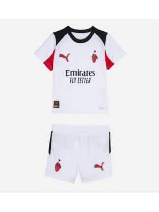 Otroški Nogometna dresi kompleti poceni AC Milan Gostujoči 2025-26