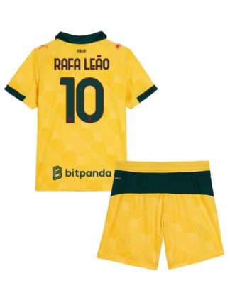 Otroški Nogometna dresi kompleti poceni AC Milan Rafael Leao #10 Tretji 2025-26