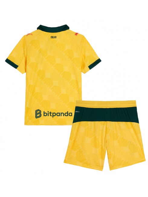 Otroški Nogometna dresi kompleti poceni AC Milan Tretji 2025-26