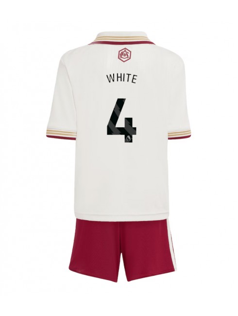Otroški Nogometna dresi kompleti poceni Arsenal Ben White #4 Tretji 2025-26